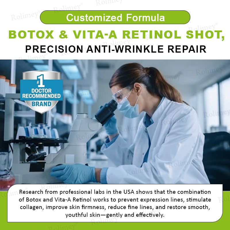 🇬🇧Made and shipped from the UK👉Rolimey® Botox & Vita-A Retinol Shot Wrinkle-Lift Tightening cream - Last Day Promotion 70% OFF