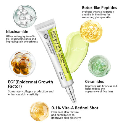 🇬🇧Made and shipped from the UK👉Rolimey® Botox & Vita-A Retinol Shot Wrinkle-Lift Tightening cream - Last Day Promotion 70% OFF
