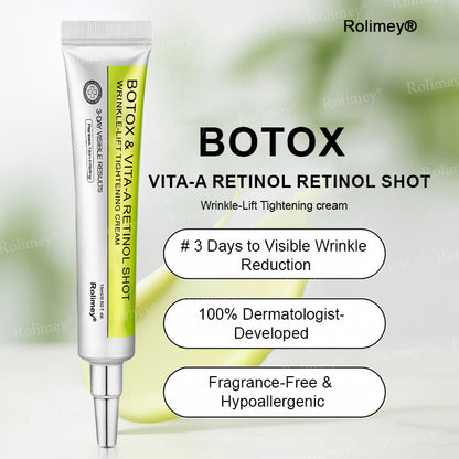 🇬🇧Made and shipped from the UK👉Rolimey® Botox & Vita-A Retinol Shot Wrinkle-Lift Tightening cream - Last Day Promotion 70% OFF