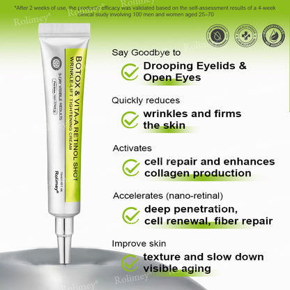 🇬🇧Made and shipped from the UK👉Rolimey® Botox & Vita-A Retinol Shot Wrinkle-Lift Tightening cream - Last Day Promotion 70% OFF