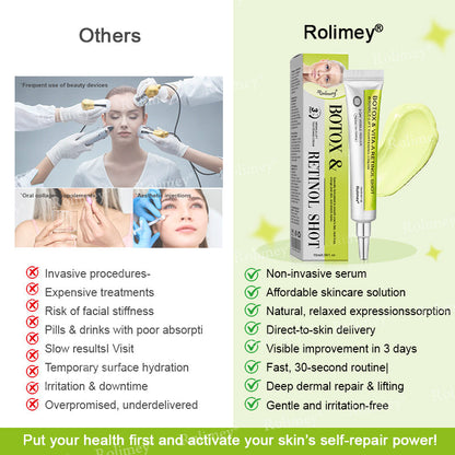 🇬🇧Made and shipped from the UK👉Rolimey® Botox & Vita-A Retinol Shot Wrinkle-Lift Tightening cream - Last Day Promotion 70% OFF